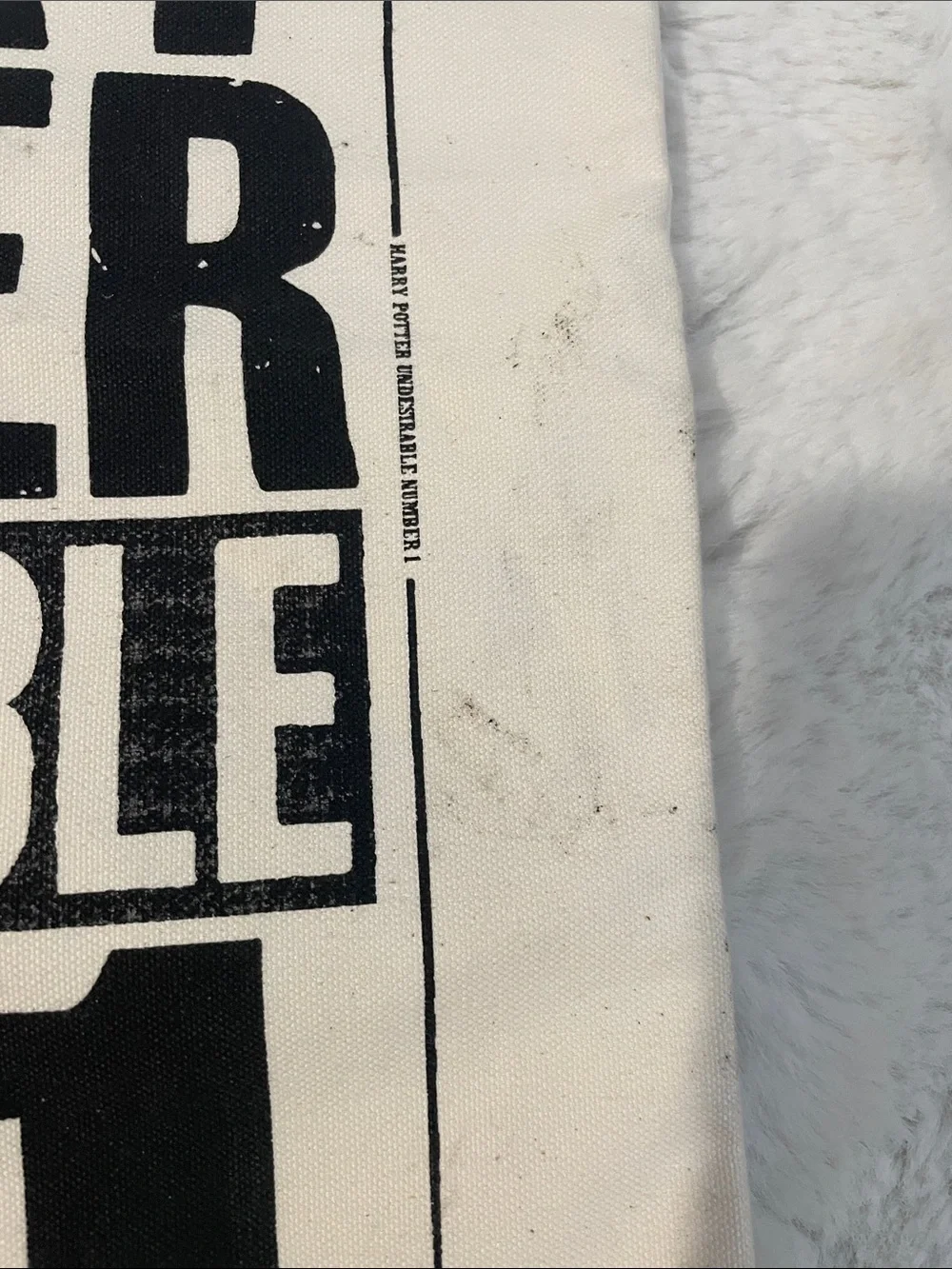 Warner Bros. Cream and Black Harry Potter 'Undesirable No 1' Tote